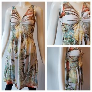 Sweatheart neckline sun dress size large